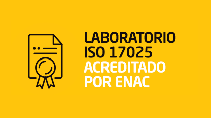 Laboratorio ISO 17025 acreditado por ENAC